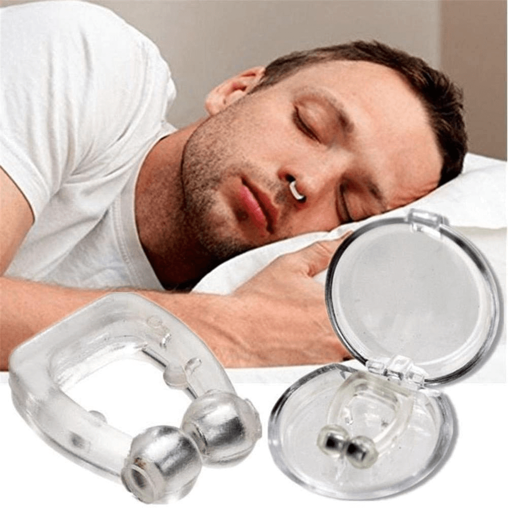 Silicone Magnetic Anti-Snore Nose Clip – Comfortable & Effective Snoring Solution