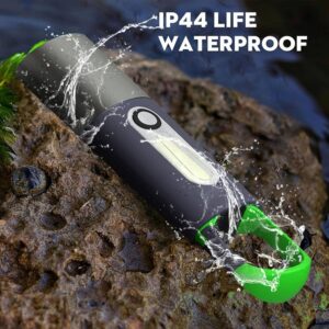 Multifunctional LED Flashlight XSP-836 Work Light USB Rechargeable Camping Fishing Lantern Waterproof Zoom Torch KeyChain Lamp