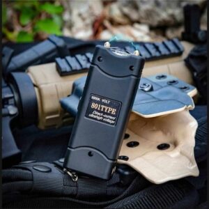 2 in 1 Self Defence Electric Stun Torch Light – Rechargeable & Powerful